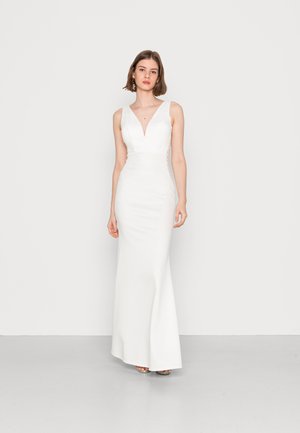 TAYLOR V NECK DRESS - Occasion wear - white