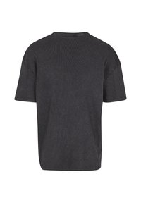 Urban Classics WASHED TEE - T-shirts - black