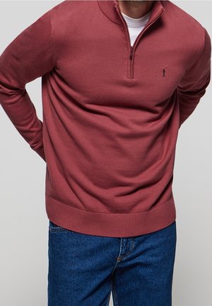 Strickpullover - red