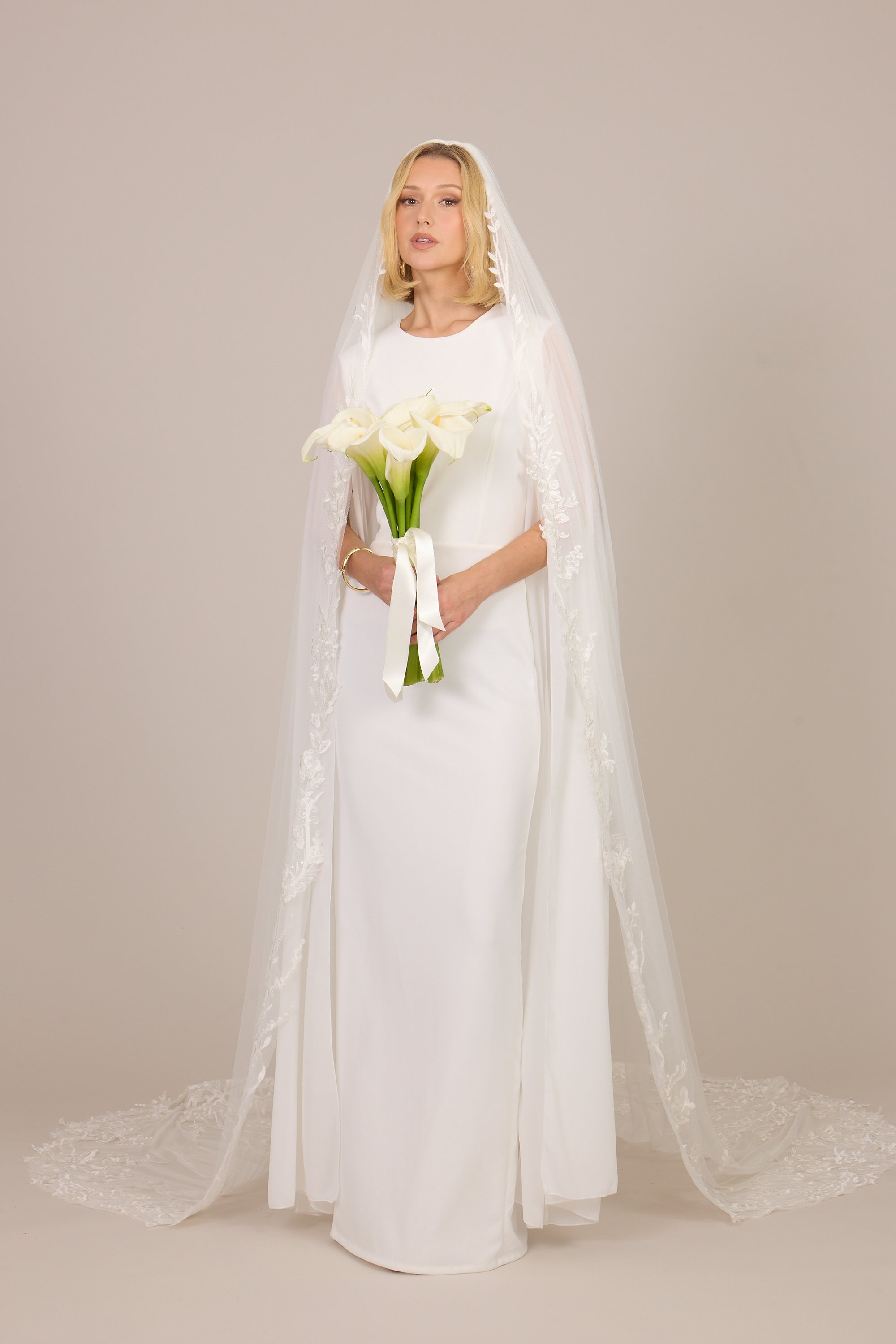 sachin and babi light blue dress Chiffon Informal Wedding Dresses for Beach, 50% Off main image 1