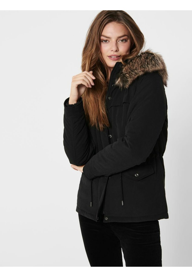 Parka Hooded Coat Black Women's Coats Ackermans atelieryuwa.ciao.jp