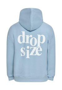 Dropsize HEAVY LETTERS - Hoodie - baby blue cream