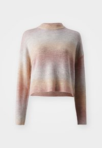 Noisy May NMLIVA O NECK - Camisola - flamingo pink/multi-coloured