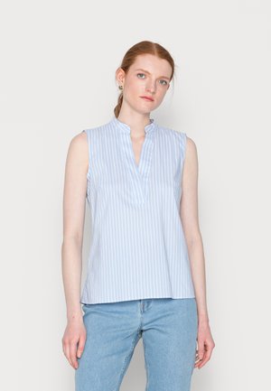 BLOUSE NON SLEEVE - Camicetta - fine masculine stripe
