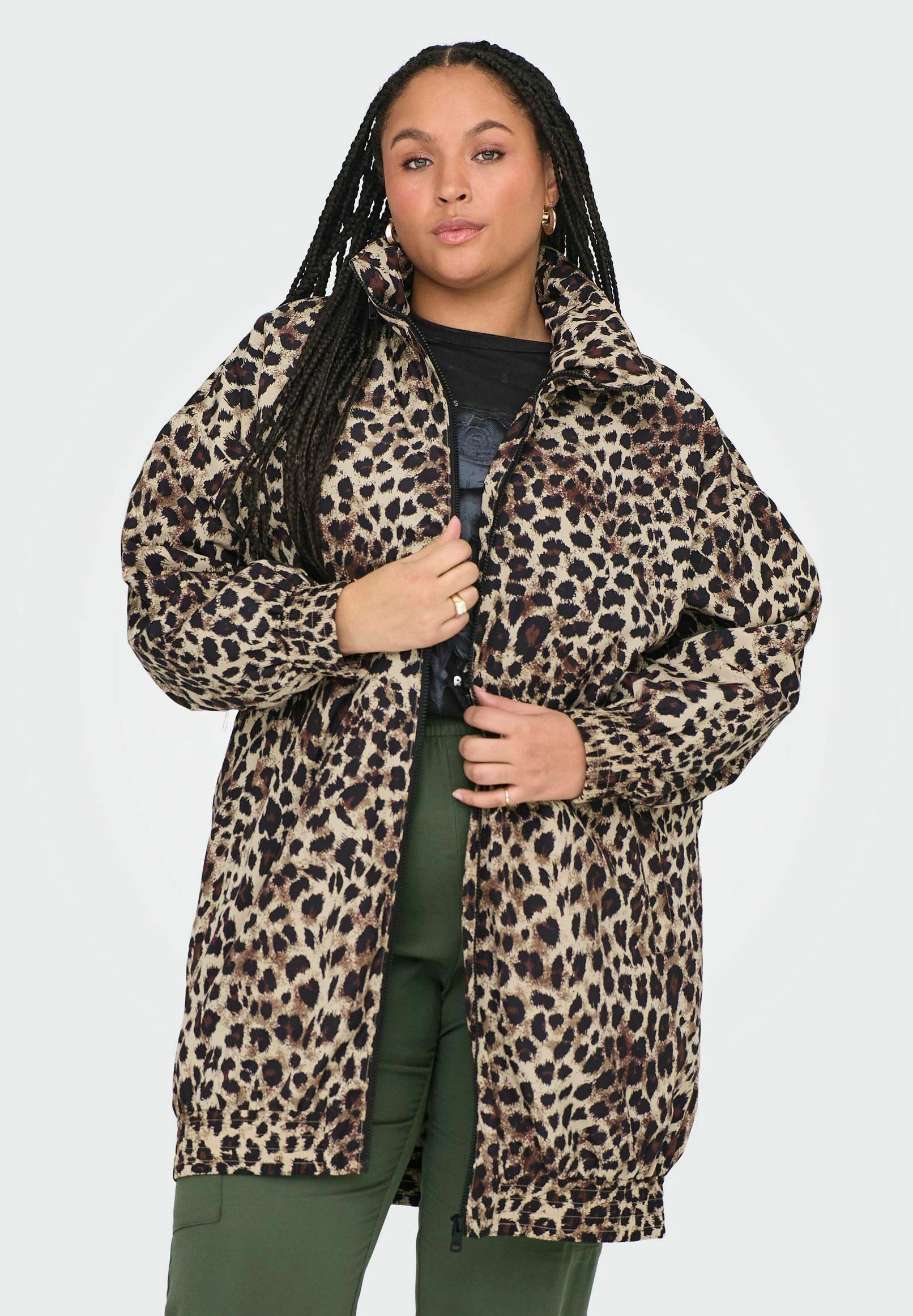 ONLY Carmakoma CARNEW Klassischer Mantel light taupe/bronze