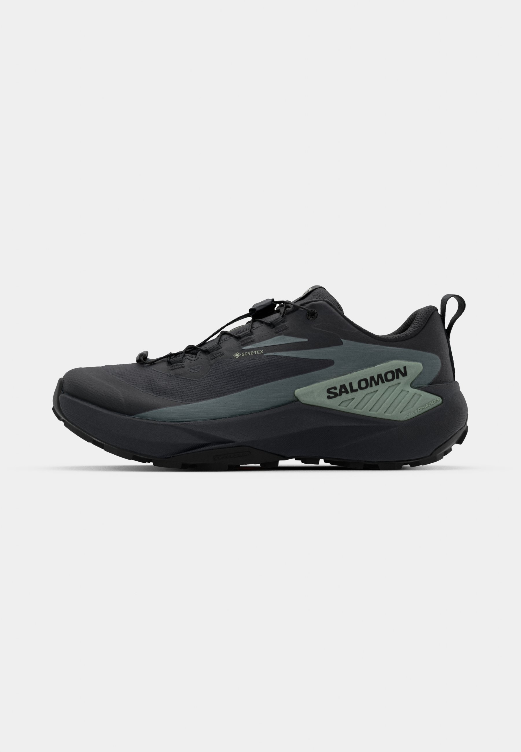 Salomon GENESIS GTX - Trail running shoes - black/agave