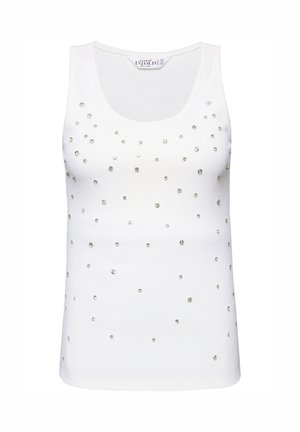 Studio Untold SHAPE VINTAGE LOOK STRASS - Top - off white