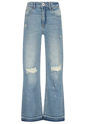 CATO DESTROY WIDE LEG WASH - Flared Jeans - blue denim