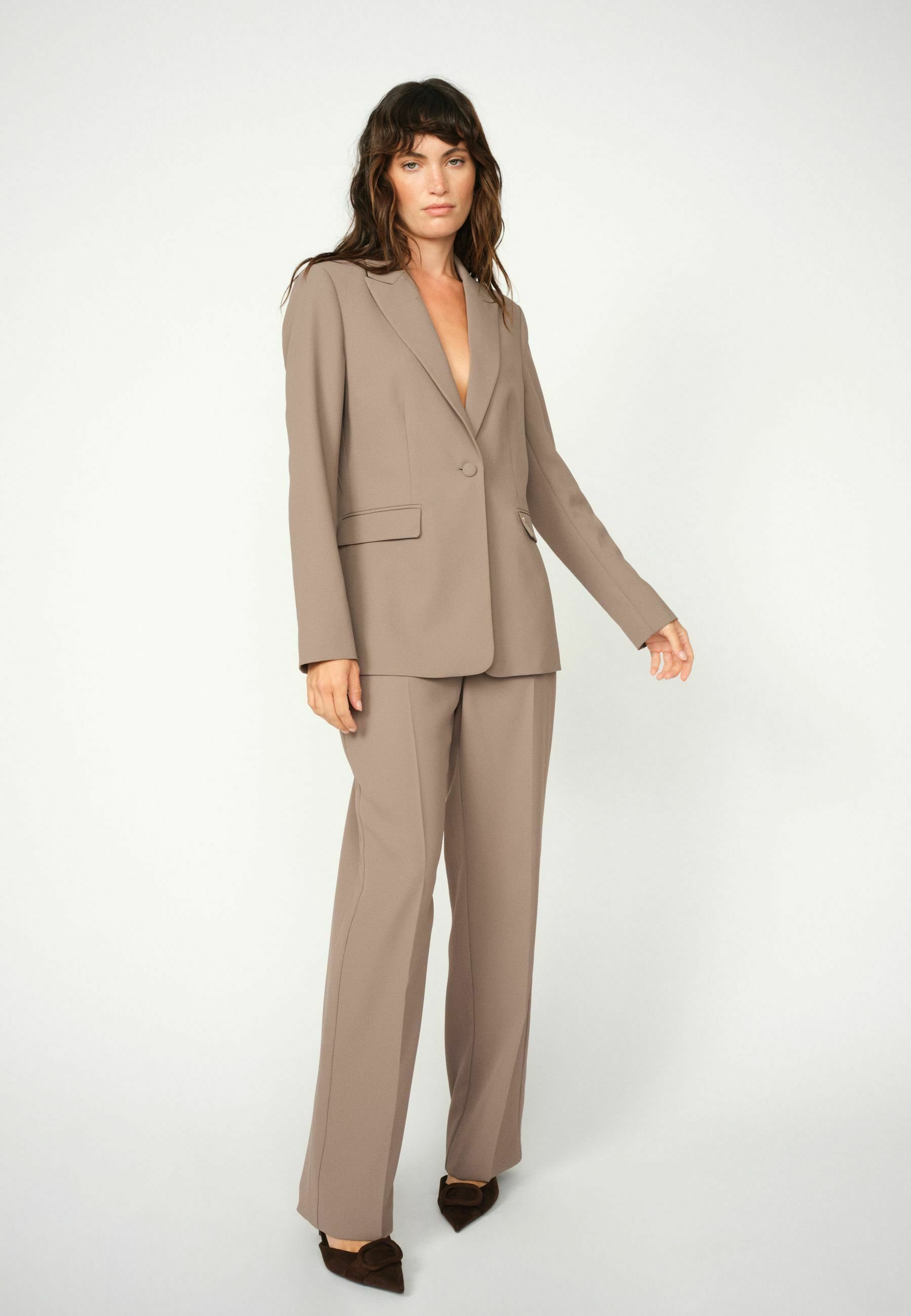 Mos Mosh BAI MILEY Broek light brown/lichtbruin