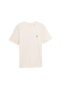 T-shirt print - gardenia white