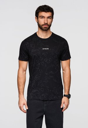 Ombre - T-shirt z nadrukiem