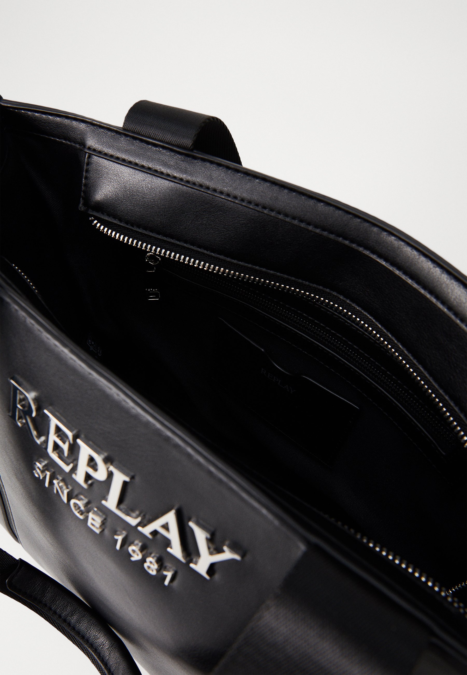 Replay AGNESE SOFT SHOPPER - Handbag - black - Zalando