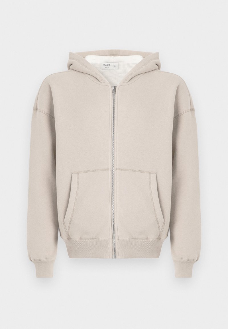Hollister Co. Sweater met rits taupe