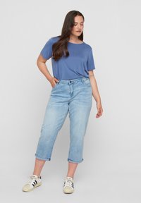 Zizzi JGIA PLUS - Uske traperice - light blue denim