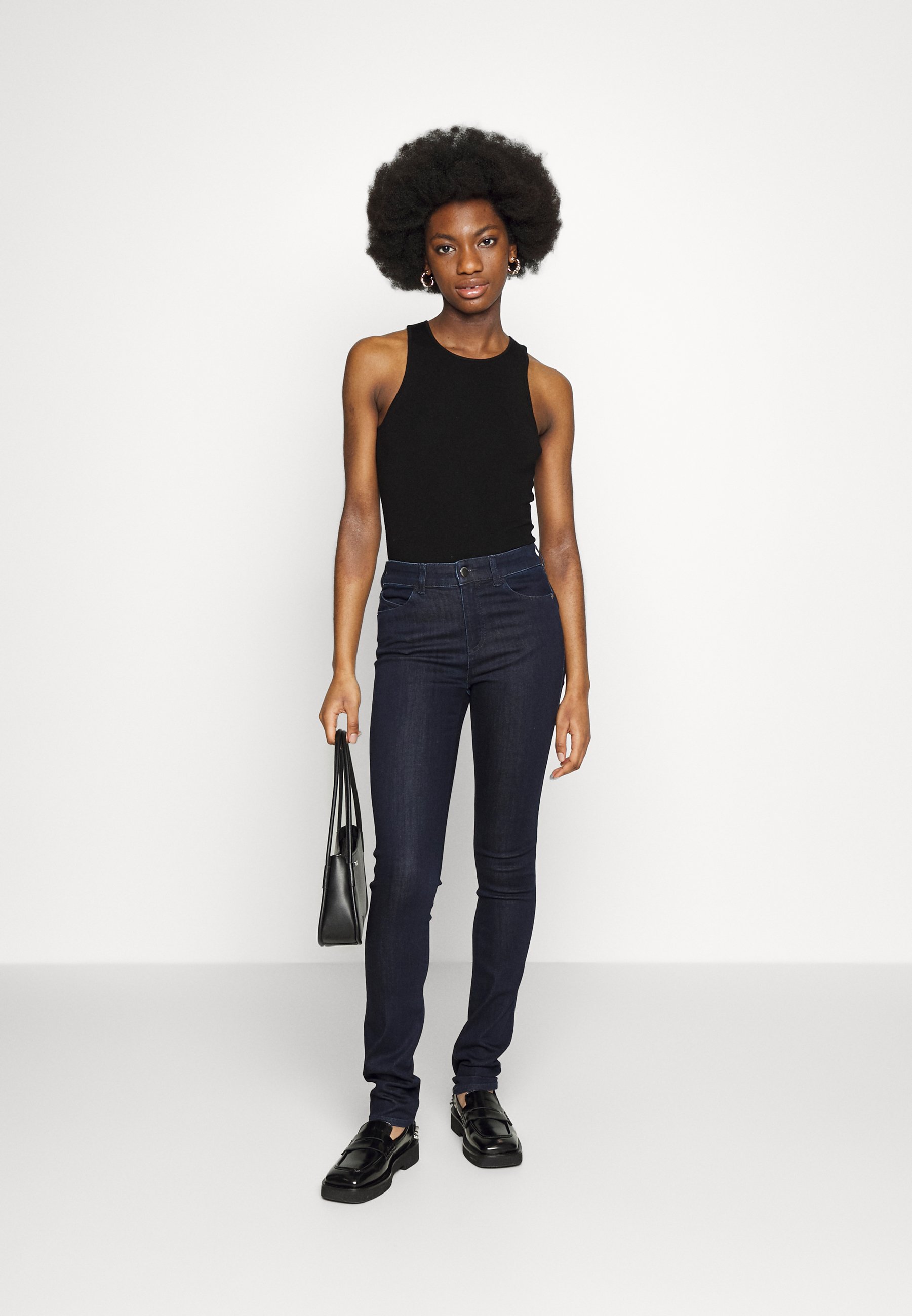 Emporio Armani POCKETS PANT - Slim fit jeans - blue denim Emporio Armani POCKETS PANT - Slim fit jeans - blue denim