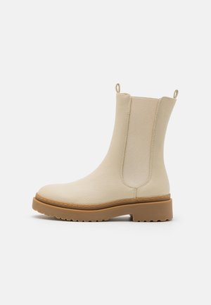Botines con plataforma - beige