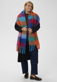 Saint Tropez FALBERTA - Sjal / Tørklæder - red multi check