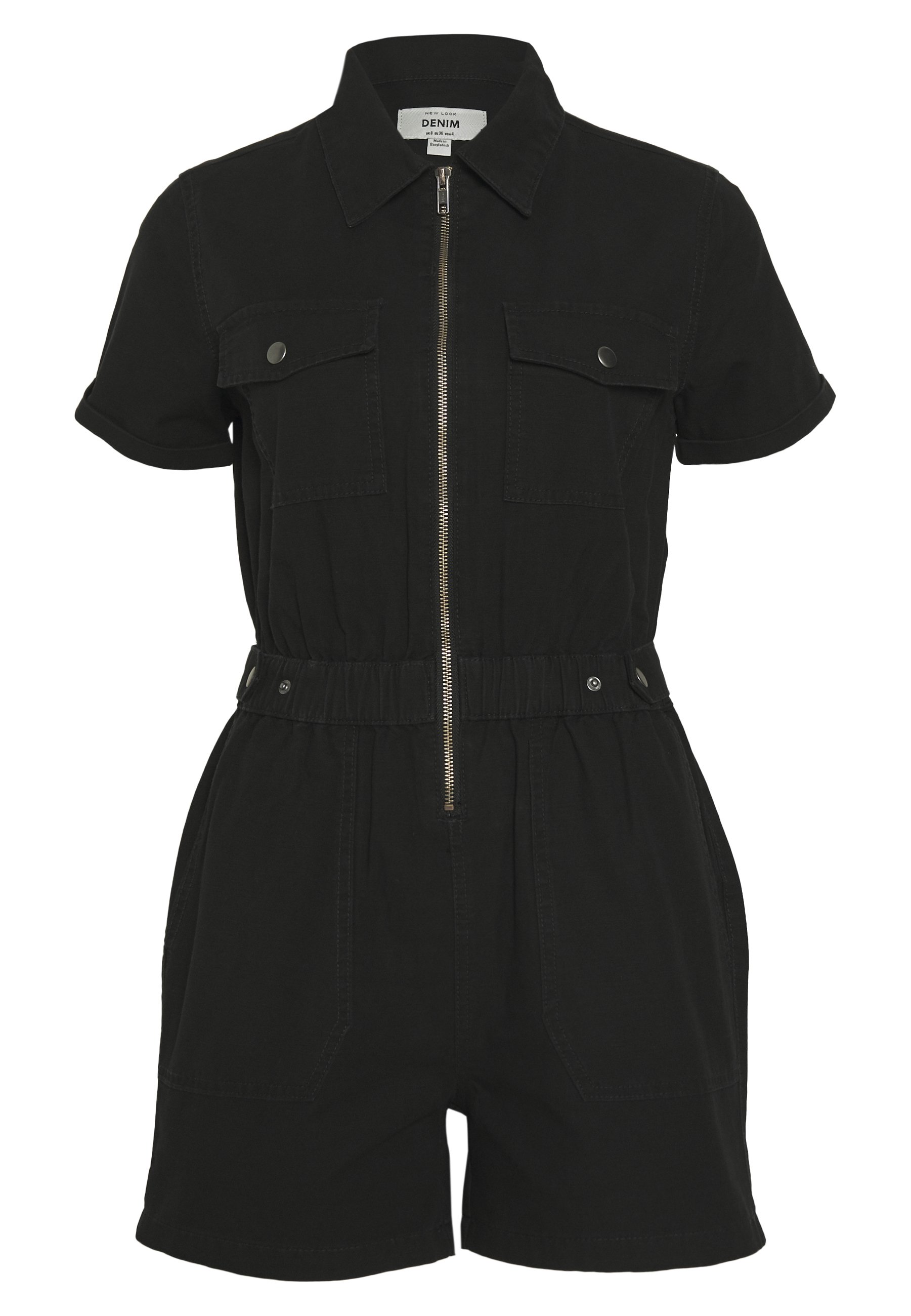 new look black and white jumpsuit