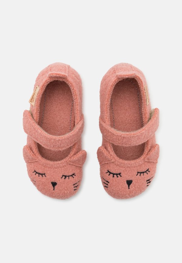 SCHLAFENDES KÄTZCHEN - Hausschuh - peach