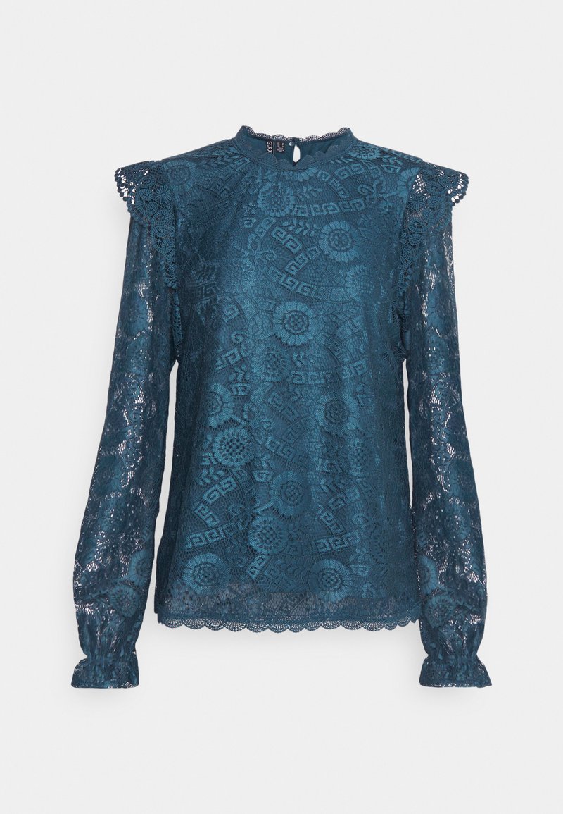 PIECES Tall Blouse donkerblauw