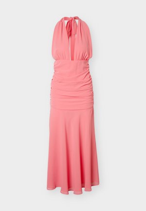 Gina Tricot, DROPPED WAIST MAXI DRESS - Ένδυση για ειδικές περιστάσεις - coral