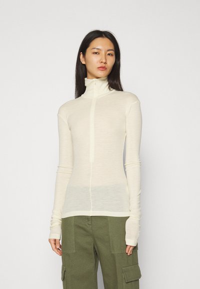 BITE Studios ZIP TURTLE - Langarmshirt - cream