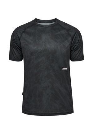 PULSE WORKOUT - Print T-shirt - black ebony