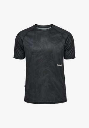 Hummel PULSE WORKOUT - T-shirts print - black ebony