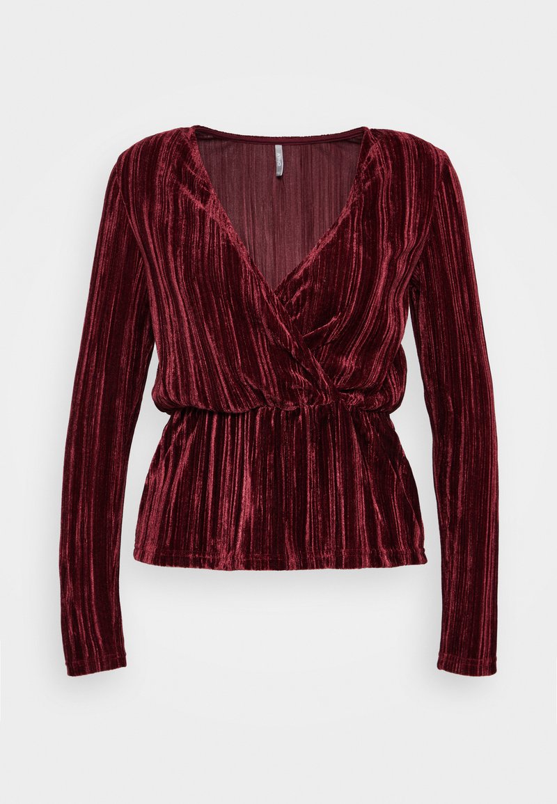 Only Blouse bordeauxrood