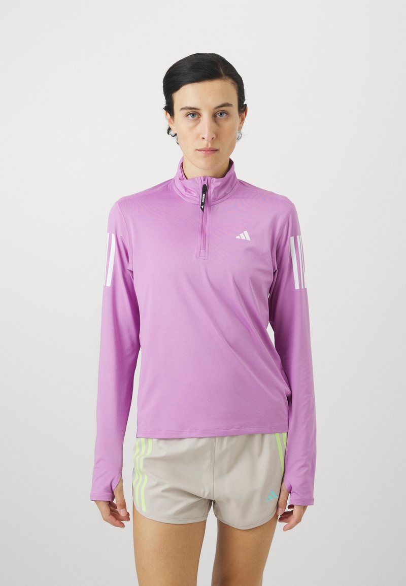 adidas Performance Maglietta a manica lunga - preloved purple