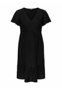 ONLY MATERNITY NORMAL GESCHNITTEN V-AUSSCHNITT - Jurk - black