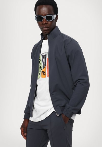 Ron Dorff CITY PANTS - Tepláky - lava grey