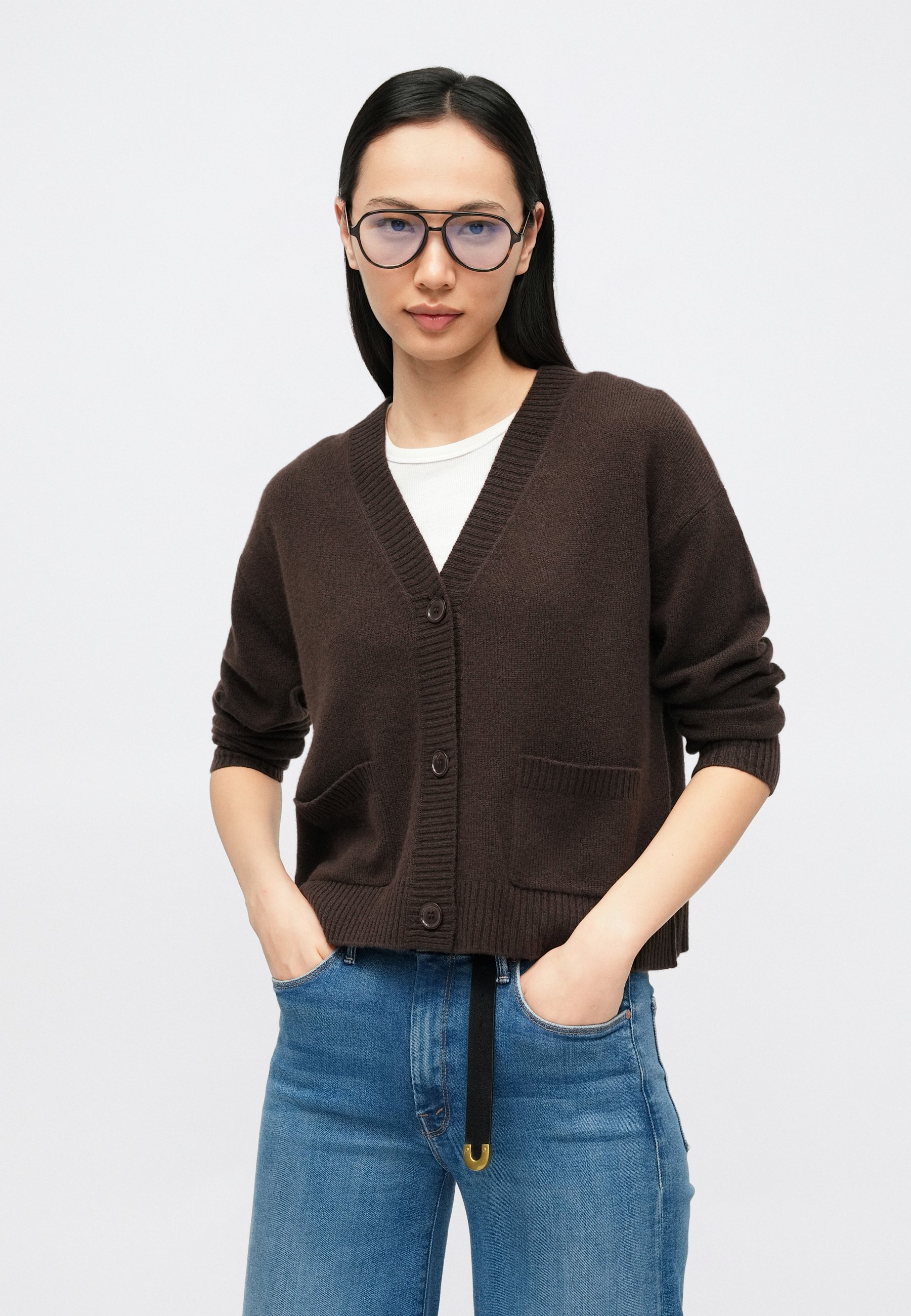 WEEKEND MaxMara - Kardigan/brązowy - Zalando.pl