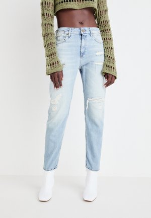 Relaxed fit -farkut - light-blue denim