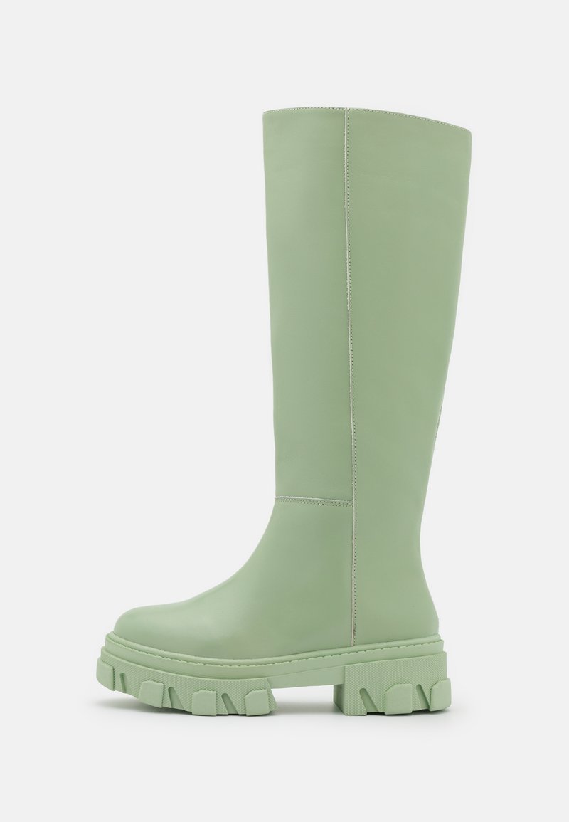 L37 Plateaulaarzen groen L37 Plateaulaarzen groen