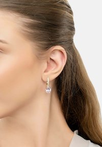 Latelita ALEXANDRA OVAL DROP EARRINGS GOLD MORGANITE - Örhänge - gold-coloured