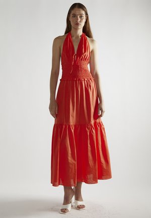 Vestito lungo - coral