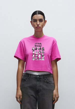 THE LAST JEDI LAST JEDI GRID - T-shirt print - pink