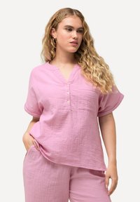 Ulla Popken SHORT SLEEVE  - Camicetta - light violet
