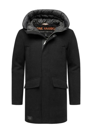 STONE HARBOUR Winter coat - black