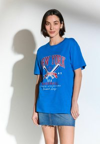 Next AMERCIAN BASEBALL RELAXED FIT - T-shirts print - blue