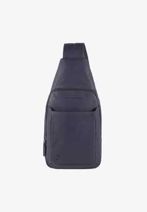 BLACK SQUARE - Across body bag - blue4