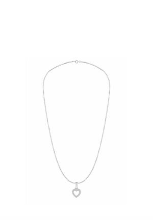 DIAMOND HEART - Ogrlica - white gold-coloured