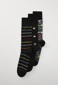 SEAS 3 PACK - Meias até ao joelho - black