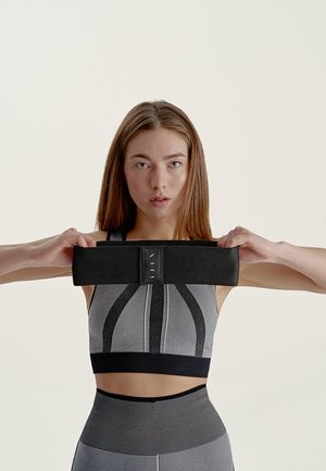ELASTIC BANDS SET 2 UDS - Fitness / Yoga - black & medium grey