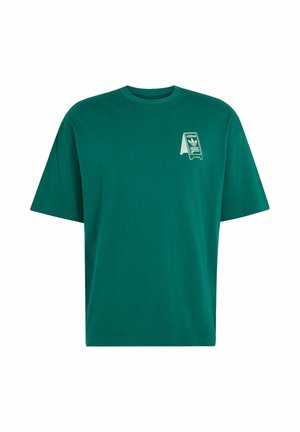 adidas Originals, FOOD CART TEE - T-shirts print - collegiate green