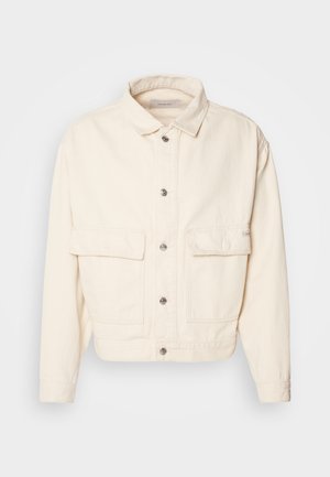 Calvin Klein Jeans MINIMAL TRUCKER - Denim jacket - denim light