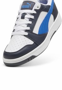 Puma REBOUND  - Sneakers basse - white hyperlink blue galactic gray