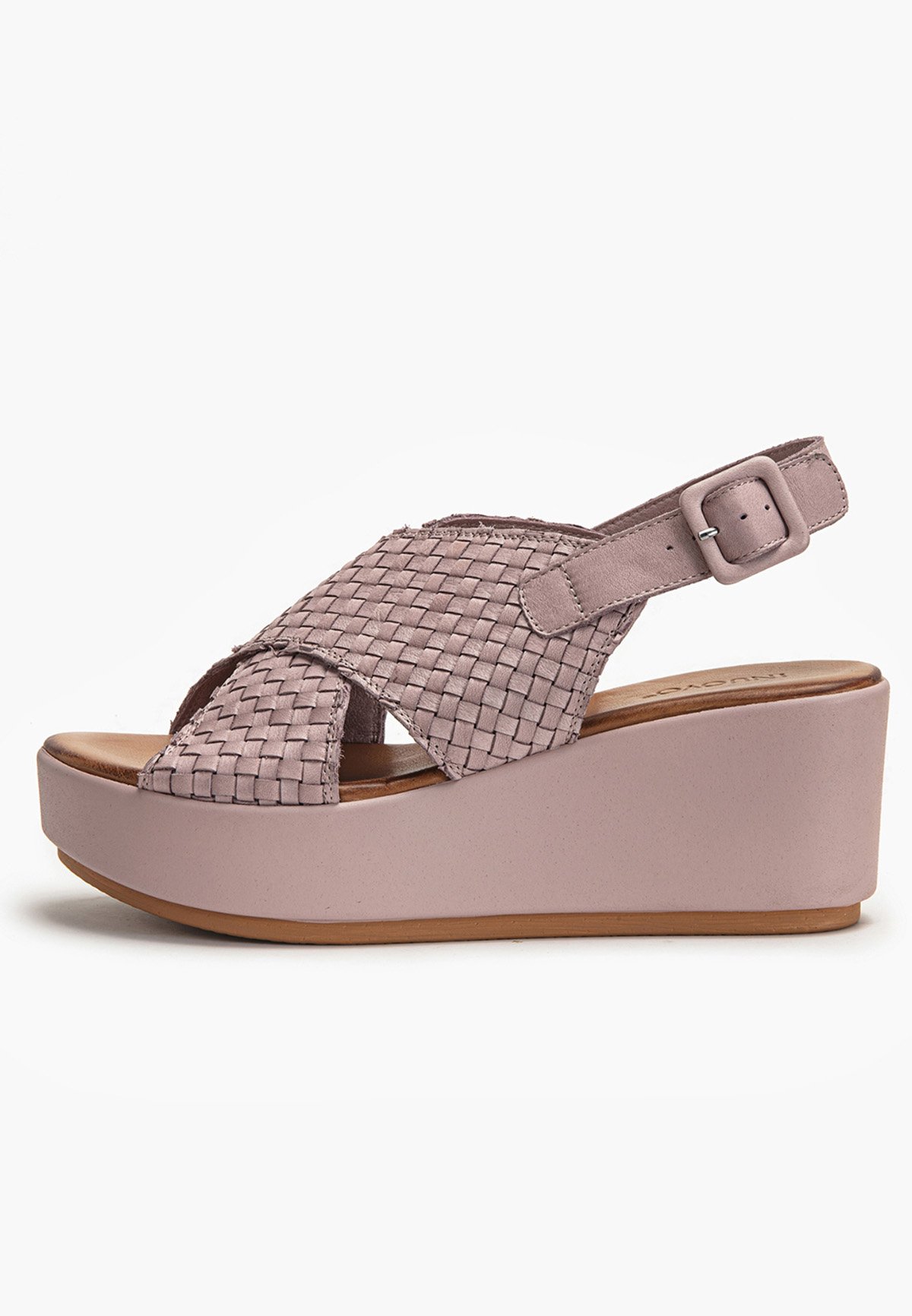 Inuovo Sandalen met sleehak - lilac llc/paars - Zalando.be