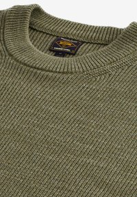 Next CREW NECK TEXTURED  - REGULAR FIT - Džemper - khaki green